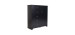 5-drawer door chest of drawers - Vito Solid black