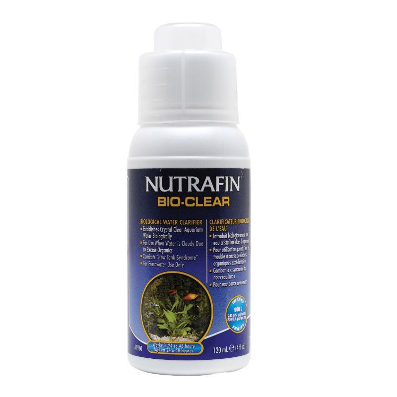 Clarificateur biologique Bio-Clear Nutrafin pour l’eau, 120 ml