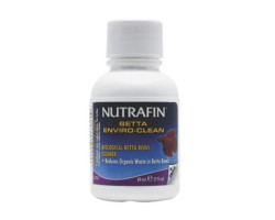 Nettoyant biologique Betta Enviro-Clean Nutrafin pour bocal à betta, 60 ml