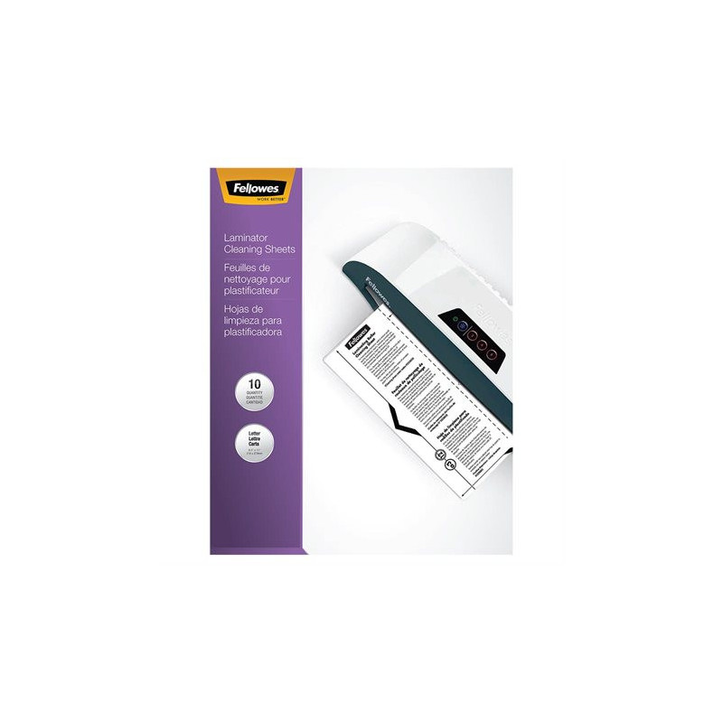 Fellowes Feuilles de nettoyage pour machine à plastifier