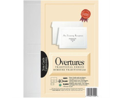 StJames Cartes de notes Overtures®