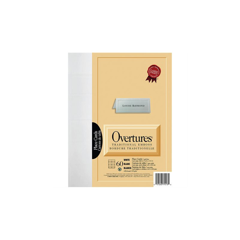 StJames Cartons de table Traditionnelle Overtures®