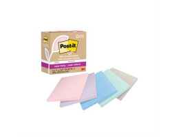 Post-it Feuillets recyclés Post-it® Super Sticky - La vie en pastel