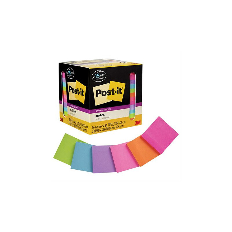 Post-it Feuillets super collants Post-it®