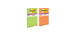 Post-it Feuillets super collants Post-it® - collection coup de pouce