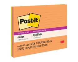 Post-it Feuillets super collants Post-it® - collection coup de pouce