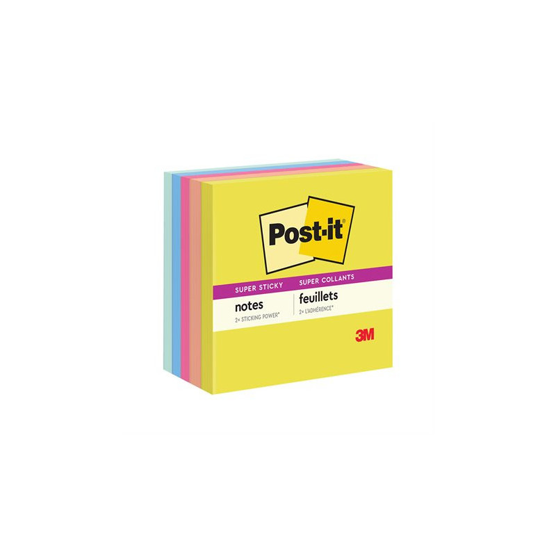 Post-it Feuillets super collants Post-it® - collection joie estivale