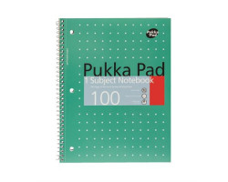 Pukka Cahier spirale métallique à 1 sujet Pukka Pads