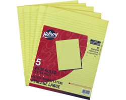 Hilroy Bloc de papier canari