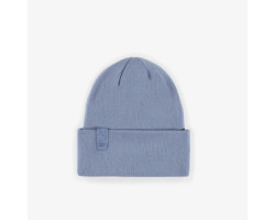 Reversible blue knitted toque, baby