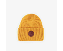 Yellow knitted toque, baby