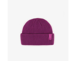 Fuchsia knitted toque, baby