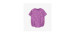 Purple one piece balloon shape with dog print in stretch jersey , newborn