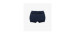 Navy relaxed fit short in linen and cotton, baby