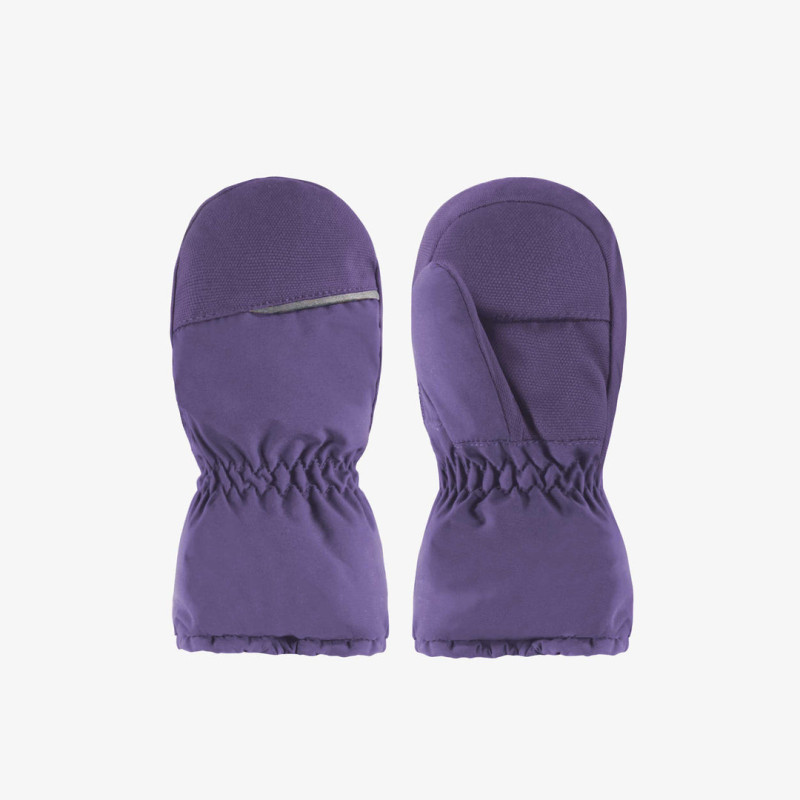 Purple mittens lined in waterproof Thinsulate™, baby