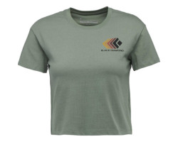 Faded Crop Short Sleeve T-Shirt - Women's