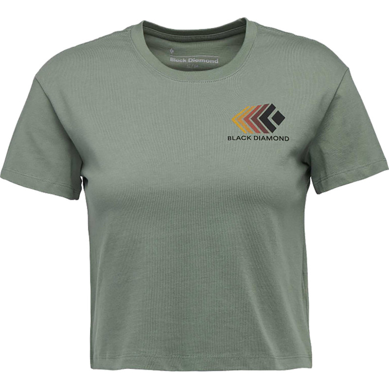 Faded Crop Short Sleeve T-Shirt - Women's