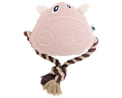 Pig plush toy for dogs