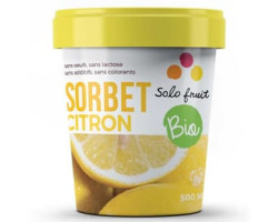 Solo Fruit / 500 ml Sorbets végétaliens - Citron
