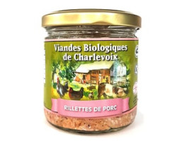 Viandes Bio De Charlevoix / 150 g Verrines biologiques  - Rillettes de porc