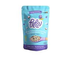 BELOV Céréales bébé, 180 g, bleuet coco
