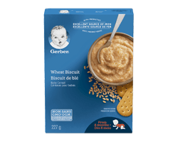 GERBER Gerber céréales biscuits de blé, 227 g