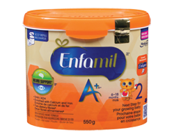 ENFAMIL A+ 2 Enfamil A+ 2 contenant de préparation lactée, 550 g