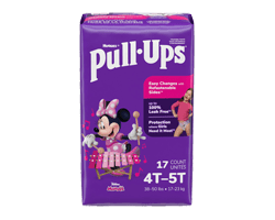 PULL-UPS Sous-vêtements d'entraînement pour filles, 4T-5T, 17 unités