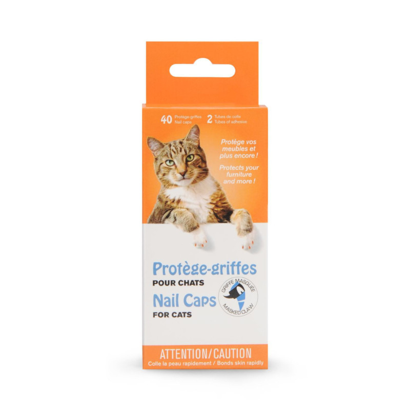 Griffe Masquée Protège-griffes pour chats, rose