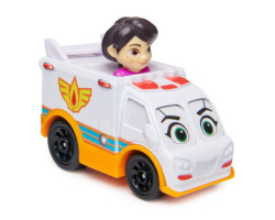 Disney Junior Firebuds, Ambulance en métal moulé Violette et Axelle