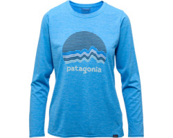 Patagonia T-shirt graphique à manches longues Capilene Cool Daily - Femme