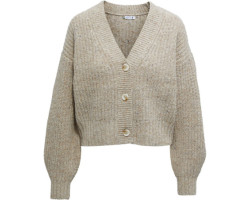 Cozy Lodge Cropped Cardigan Sweater - Women's