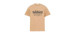 Short-sleeved slub T-shirt with mountain logo - Men