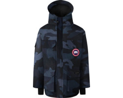 Expedition print parka with fur - Men's