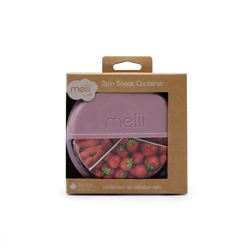 Spin Snack Container - Pink