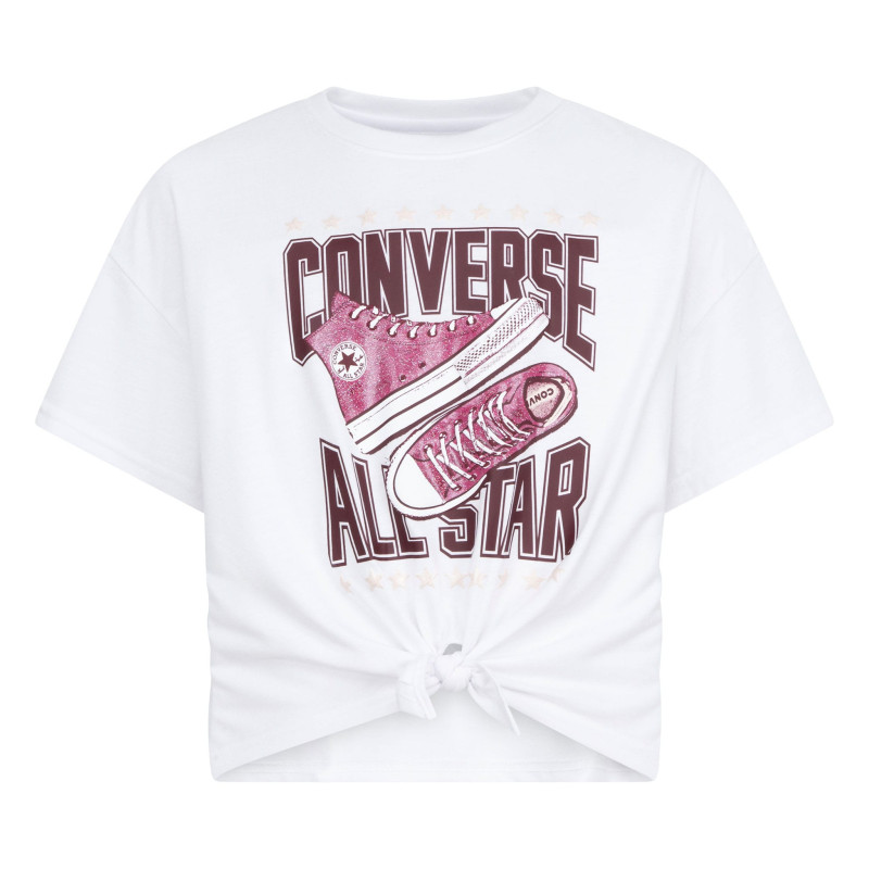 Converse T-Shirt Noeud Boxy GFX 7-16ans