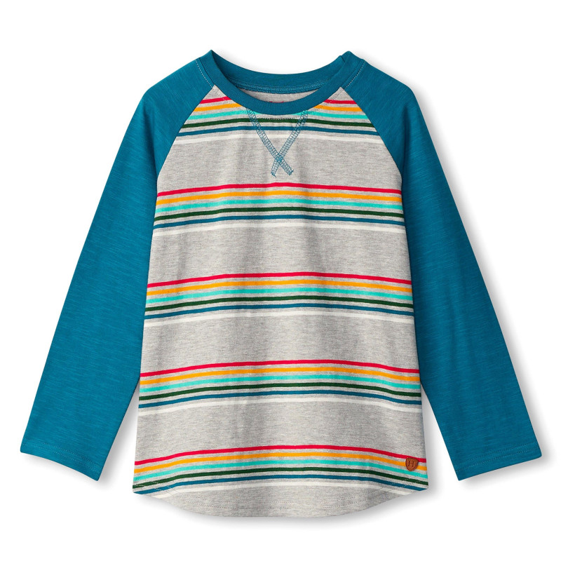 Retro Striped Long Sleeve T-Shirt, 2-8 years