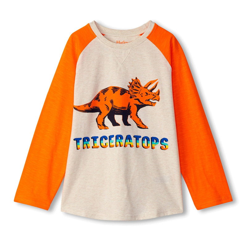 Hatley T-Shirt Manches Longues Triceratops 2-8ans