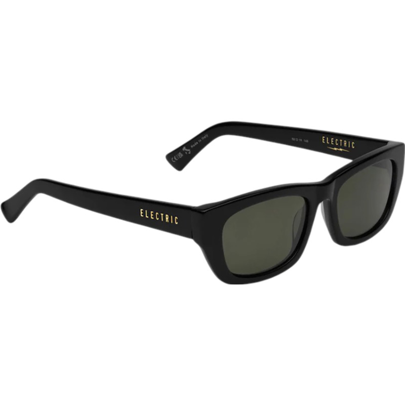 Catania Sunglasses - Gloss Black - Gray Polarized Lenses