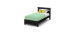 Libra Full Single Bed - Solid Black