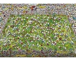 Heye -  folies à la coupe du monde (4000 pièces) -  mordillo