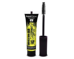 Maquillage uv -  colorant uv pour cheveux - jaune