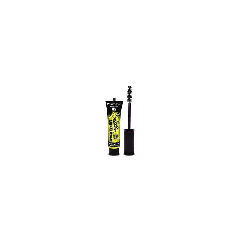 Maquillage uv -  colorant uv pour cheveux - jaune