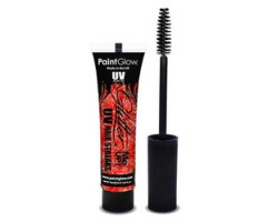 Maquillage uv -  colorant uv pour cheveux - rouge