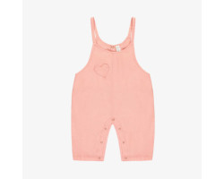 Pink long overall with thin...