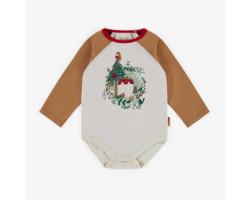 Holiday bodysuit in cotton, baby