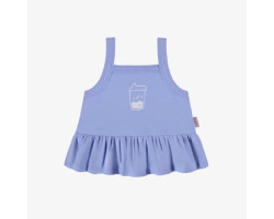 Lavender blue tank top with...