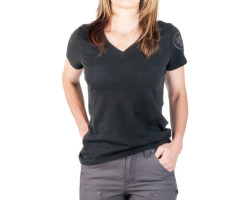 Dovetail Workwear T-shirt col en V Solid - Femme