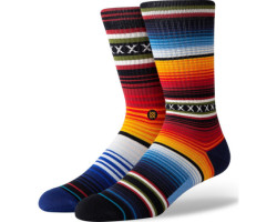 Curren Striped Mid-Calf Socks - Unisex