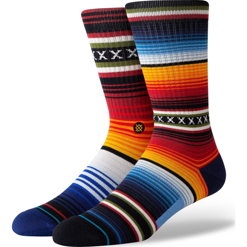 Curren Striped Mid-Calf Socks - Unisex